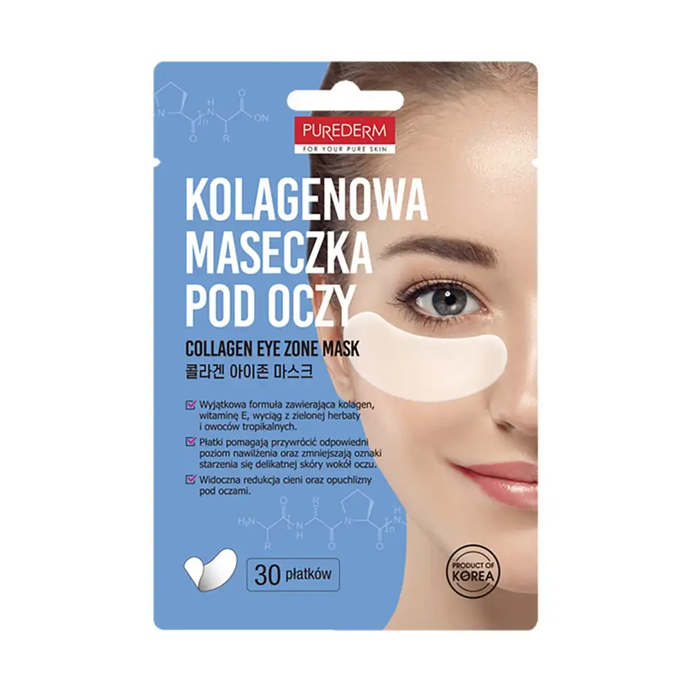 PUREDERM Kolagenowe płatki pod oczy 30 szt.
