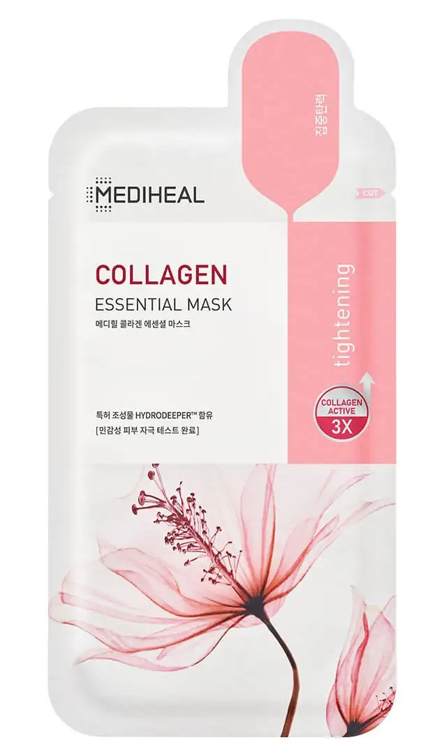 MEDIHEAL Collagen Essential Mask 24 ml - Liftingująca maska w płachcie z kolagenem i aminokwasami