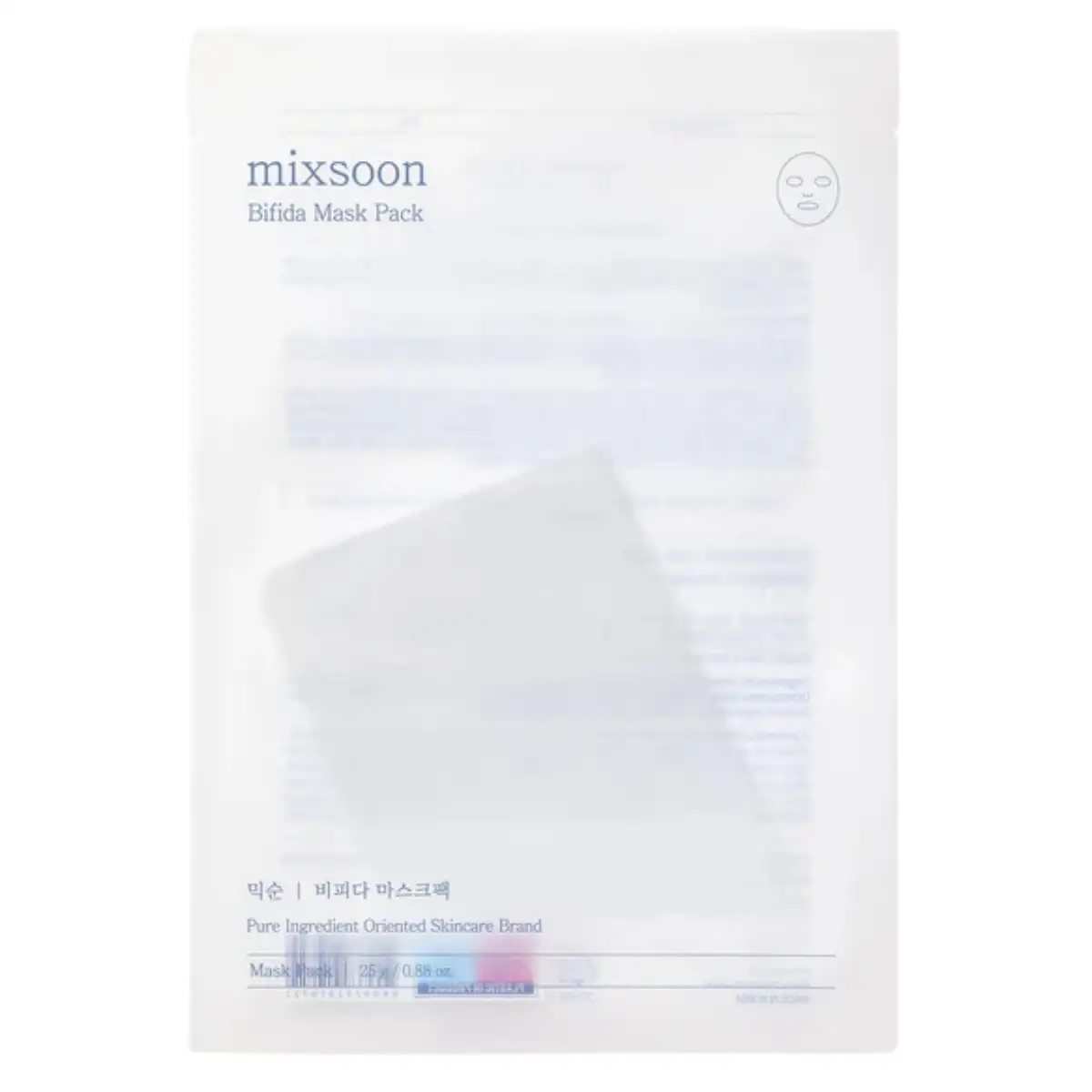 MIXSOON Bifida mask pack 25 g - Maseczka do twarzy z fermentami