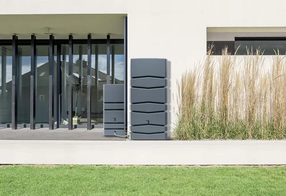 Zbiornik na deszczówkę AQUA TOWER IDTC650 | Smooth gray — 2