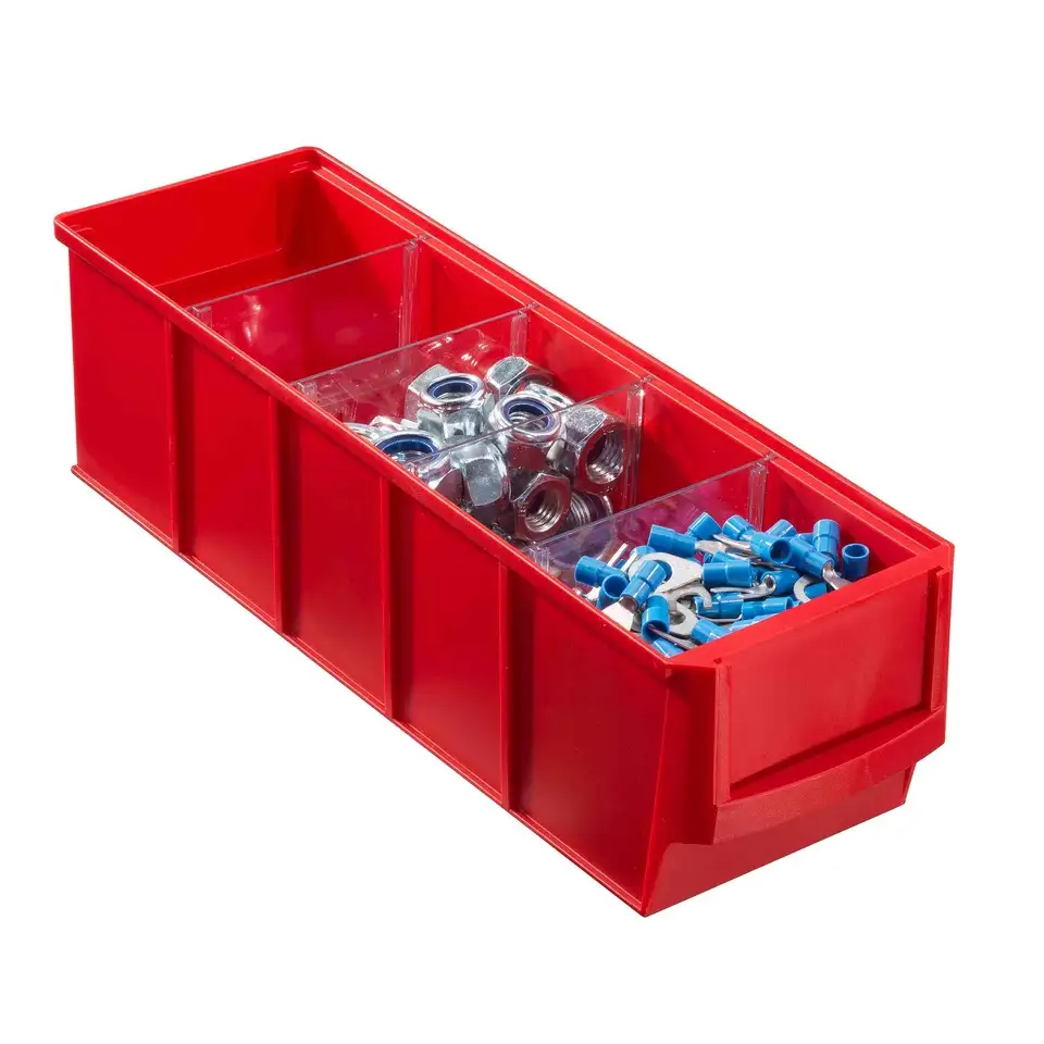 Pojemnik regałowy ShelfBox 400 S | Czerwony — 11