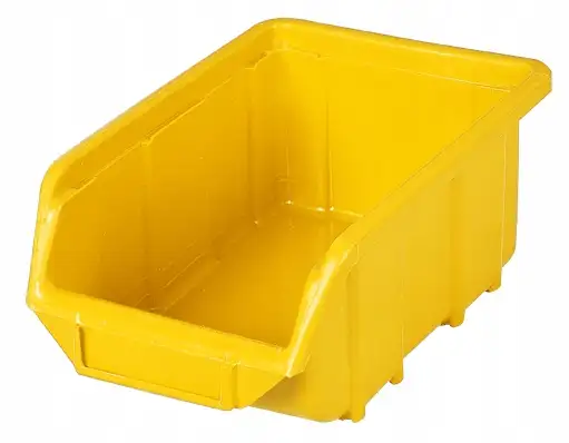 Pojemnik magazynowy - Ecobox duży | Żółty