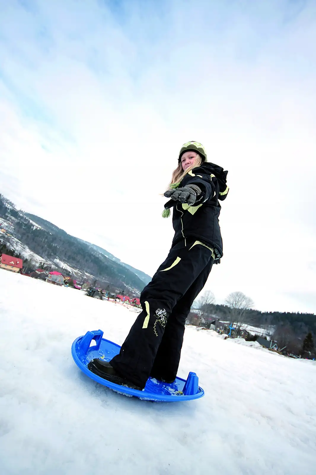 Sanki - talerz zjazdowy SPEED | Niebieski — 3