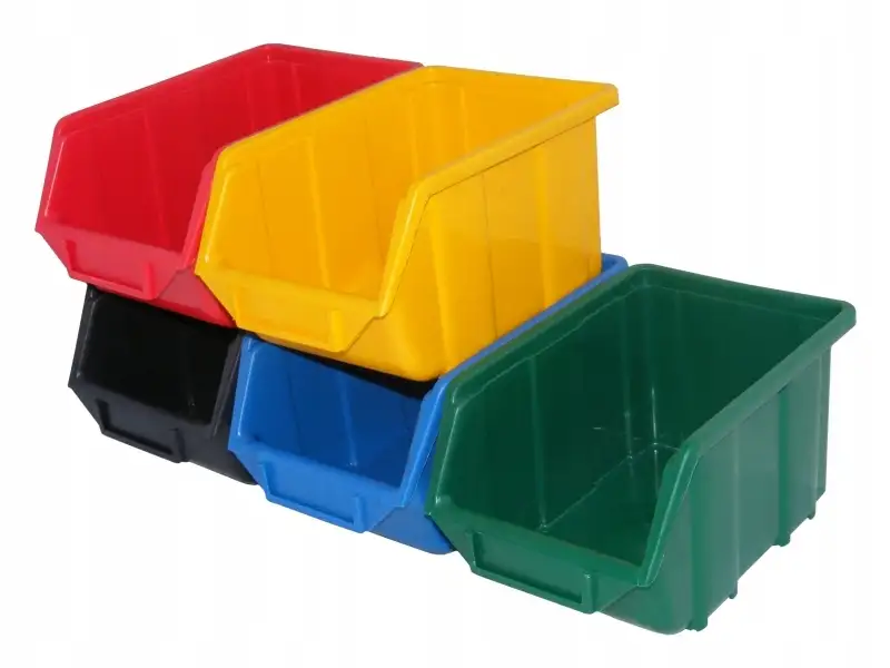 Pojemnik magazynowy - Ecobox średni | Żółty — 3