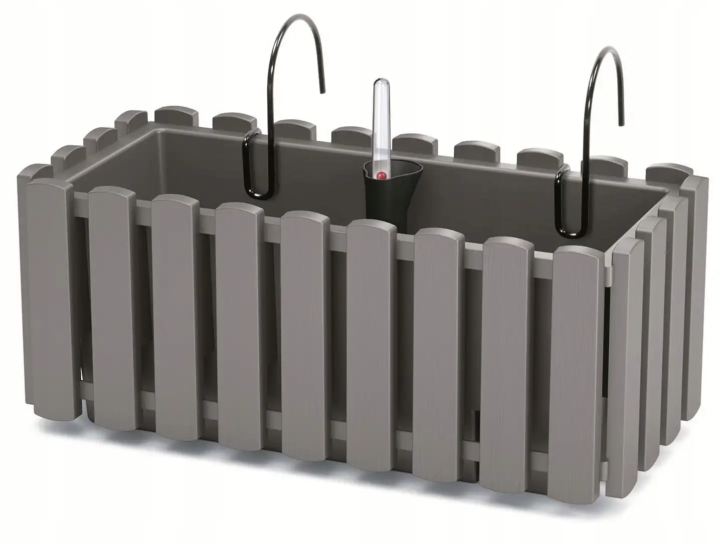 Skrzynka balkonowa Boardee Fencycase 400W | Szary kamienny
