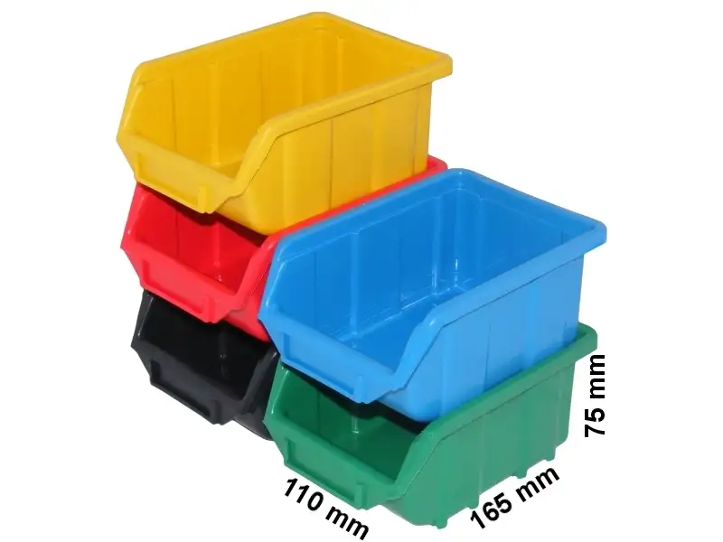 Pojemnik magazynowy - Ecobox mały | Żółty — 2