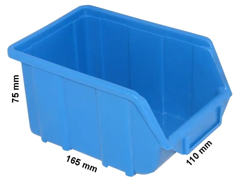 Pojemnik magazynowy - Ecobox mały | Niebieski — 2