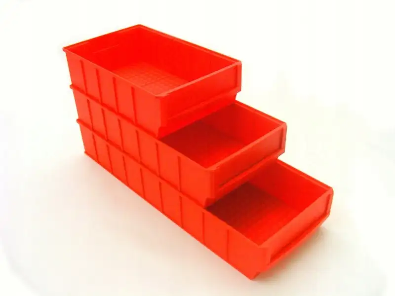 Pojemnik regałowy ShelfBox 300 B | Czerwony — 4