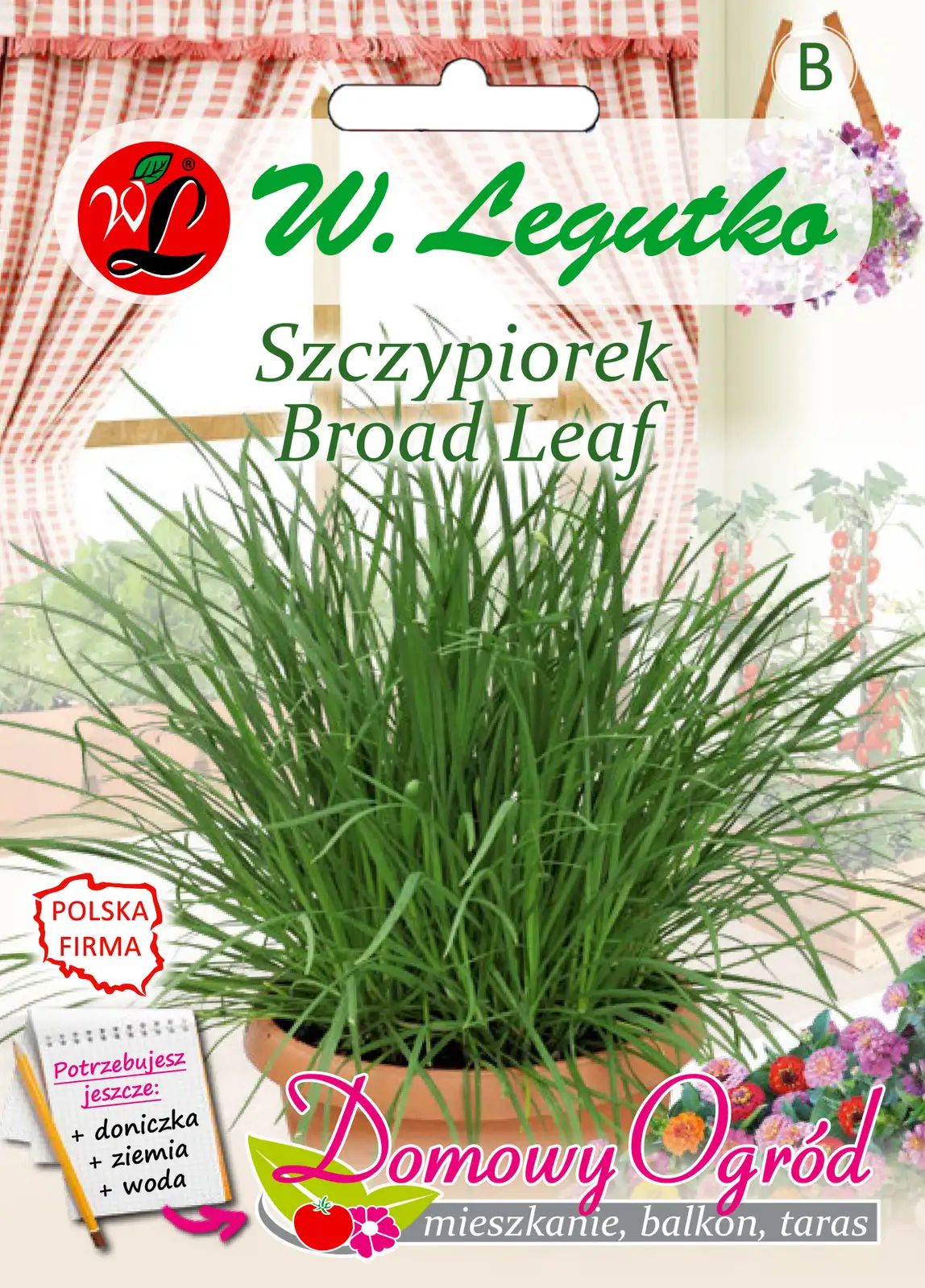 Nasiona Szczypiorek Broad Leaf, 2g