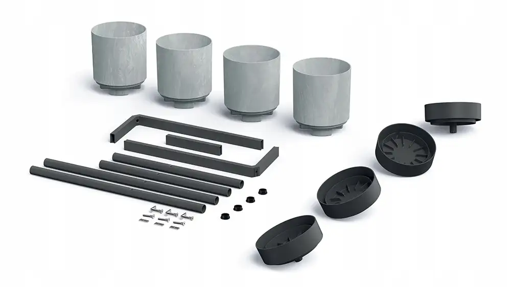 Kwietnik BLOOMIE STAND IKD4L | Beton — 2