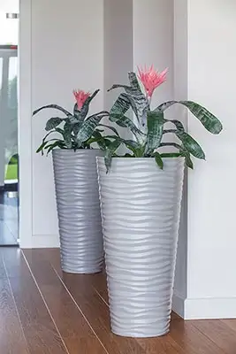Doniczka okrągła Sahara Dunes Slim 35 | Biały — 7