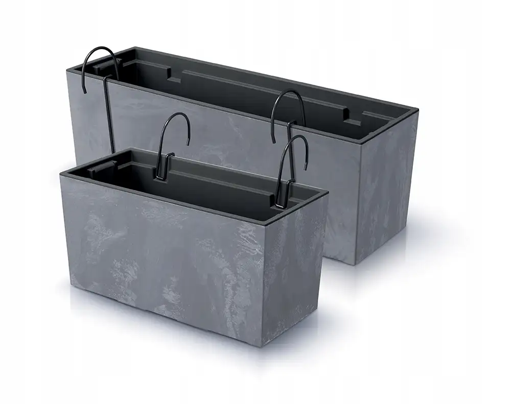 Doniczka balkonowa Urbi Beton Effect DUC600EW | Marengo — 5