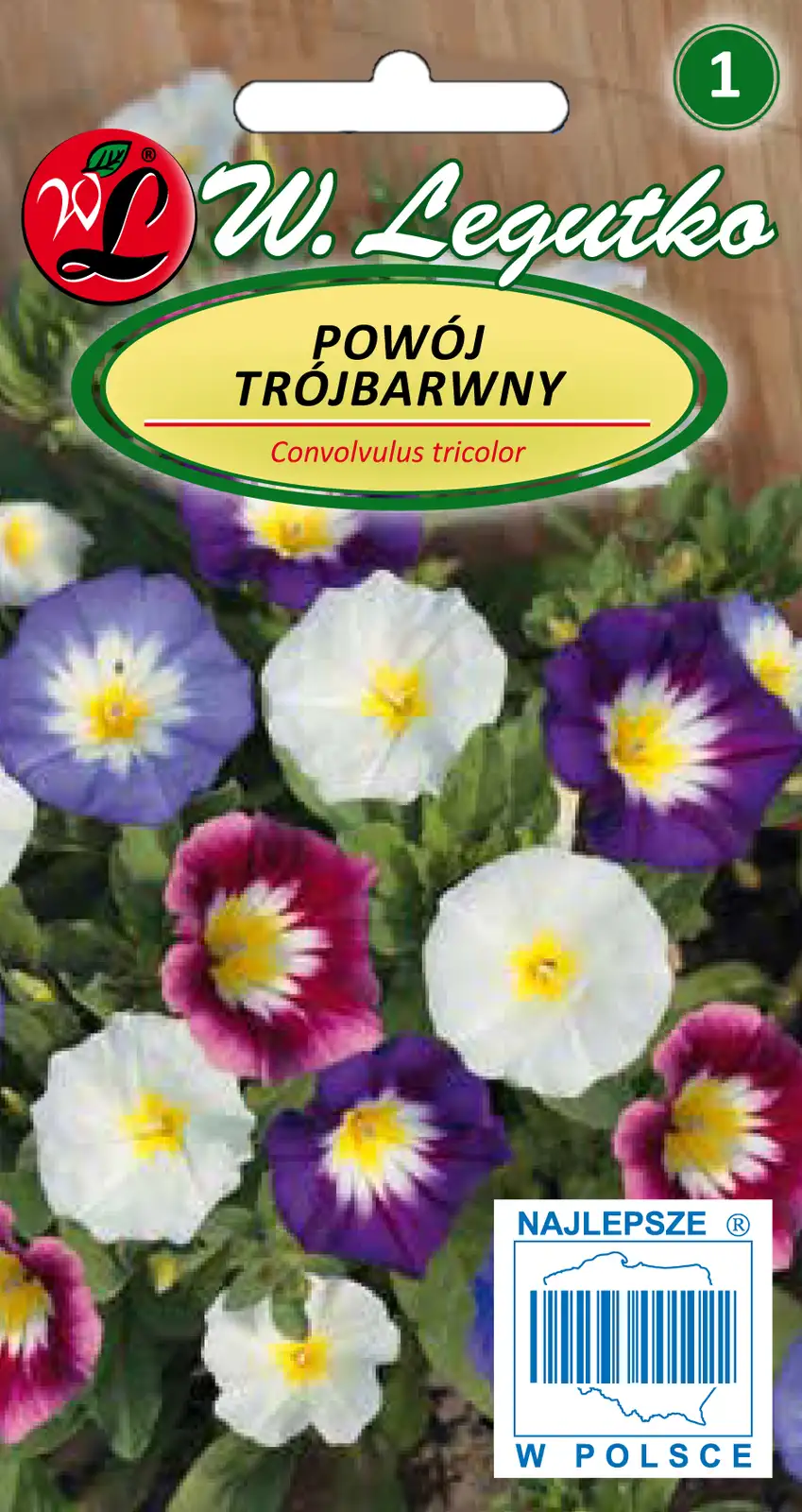 Nasiona Powój trójbarwny mieszanka, 2g