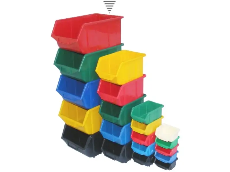 Pojemnik magazynowy - Ecobox duży | Żółty — 3