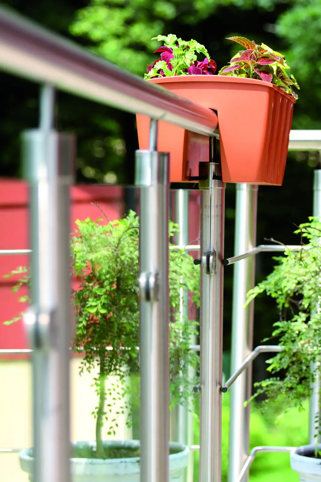Doniczka na balustradę CROWN DCRO400 | Biały — 6