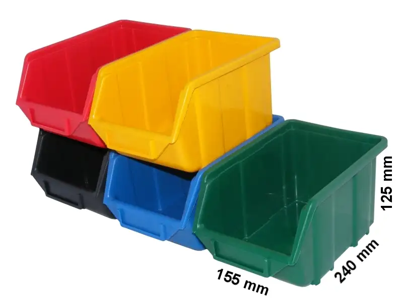 Pojemnik magazynowy - Ecobox średni | Niebieski — 2