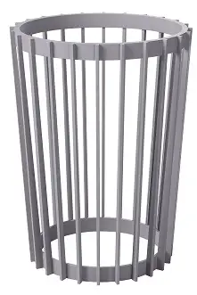 Kwietnik wysoki dwustronny Standy 40H | Platyna