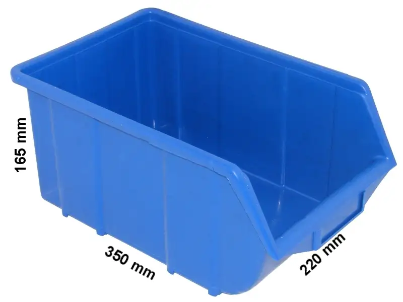 Pojemnik magazynowy - Ecobox duży | Niebieski — 2
