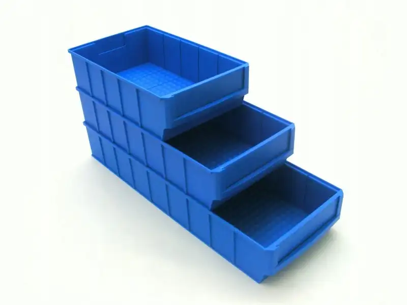 Pojemnik regałowy ShelfBox 400 B | Czerwony — 3
