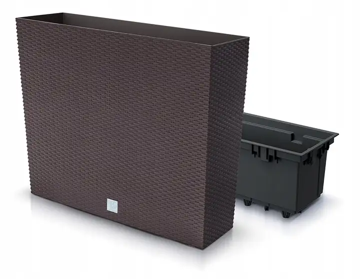 Doniczka podłużna, wysoka RATO Case DRC600T | Umbra — 2