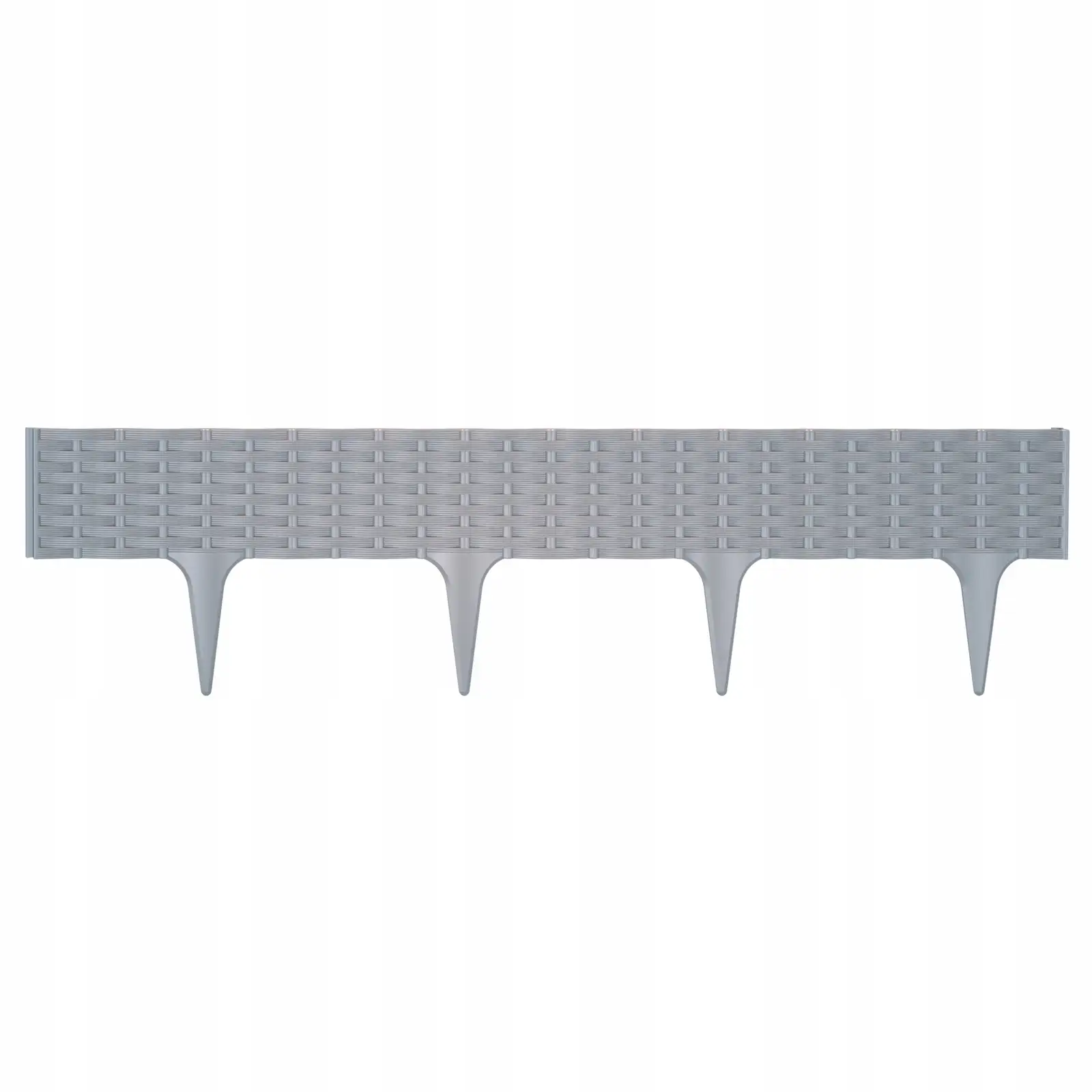 Płotek ogrodowy rattan IBRA | Szary — 4
