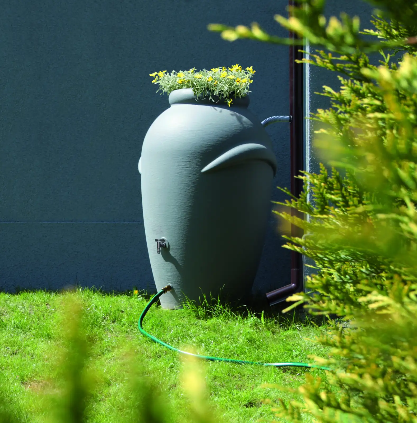 Zbiornik na wodę deszczową AQUACAN 360 l | Antracyt — 2