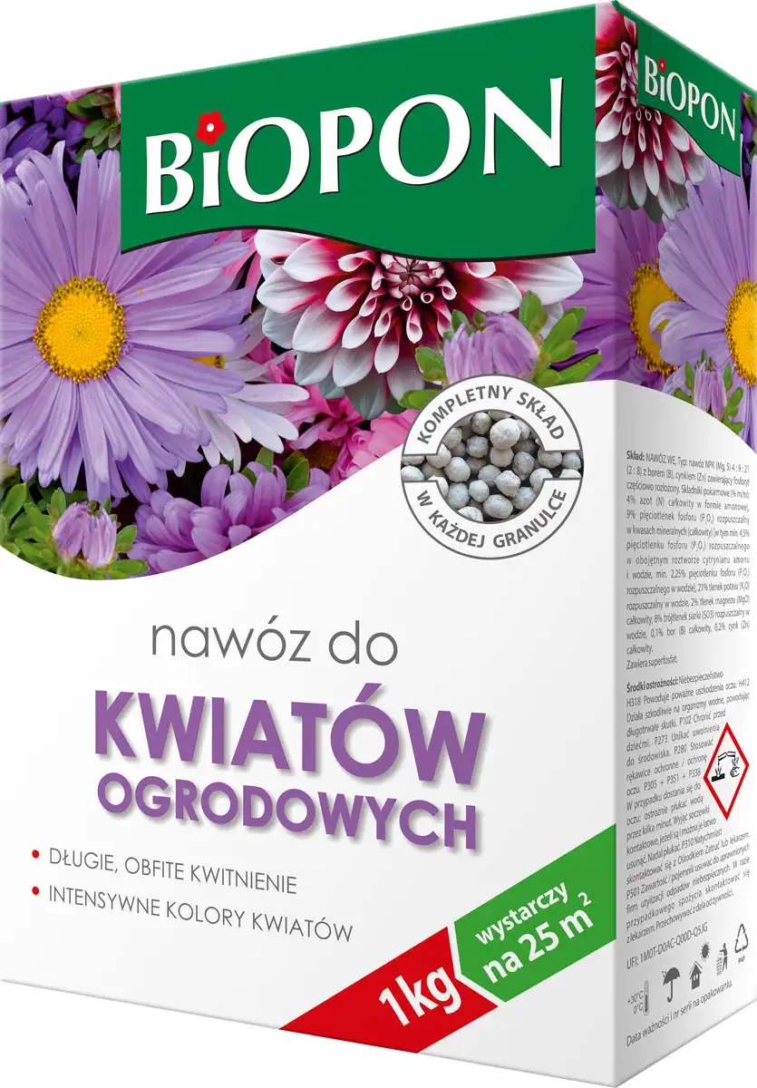 BIOPON Nawóz do kwiatów ogrodowych 1kg