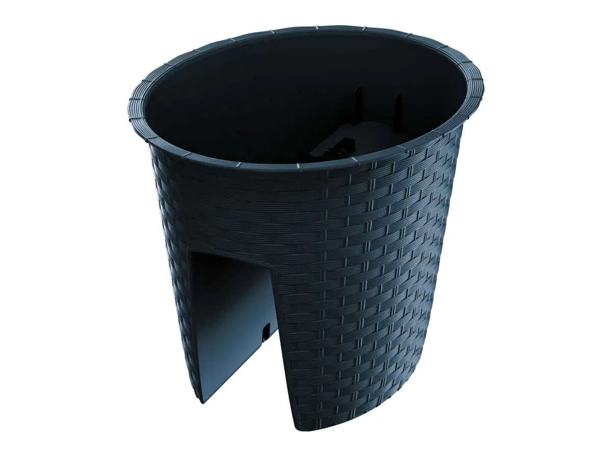 Doniczka na balustradę Ratolla DRLB300 | Antracyt