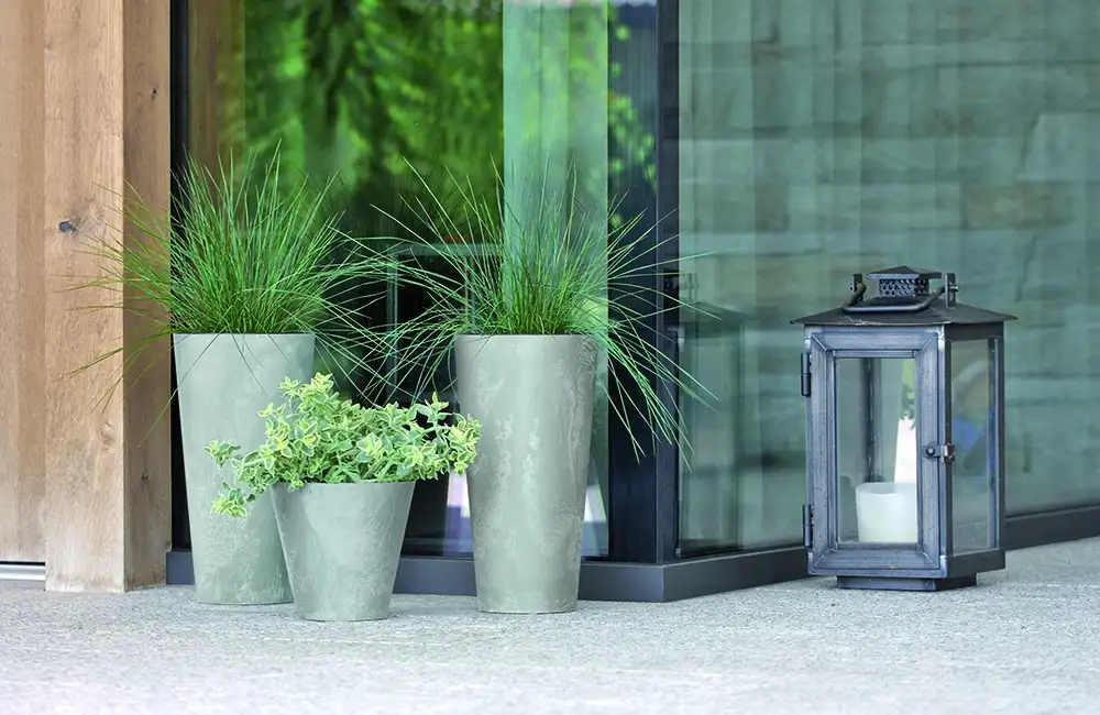 Doniczka wysoka Effect Tubus DTUS300E + wkład | Beton — 5