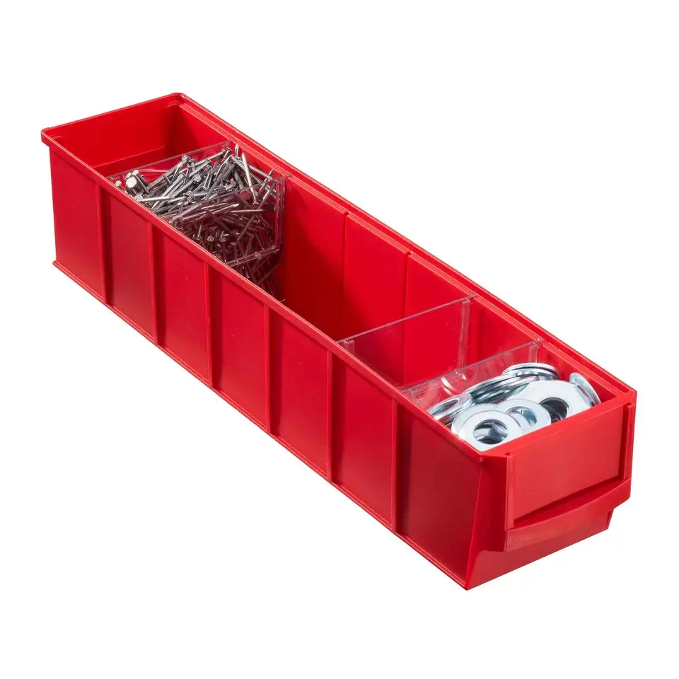 Pojemnik regałowy ShelfBox 400 S | Czerwony — 10
