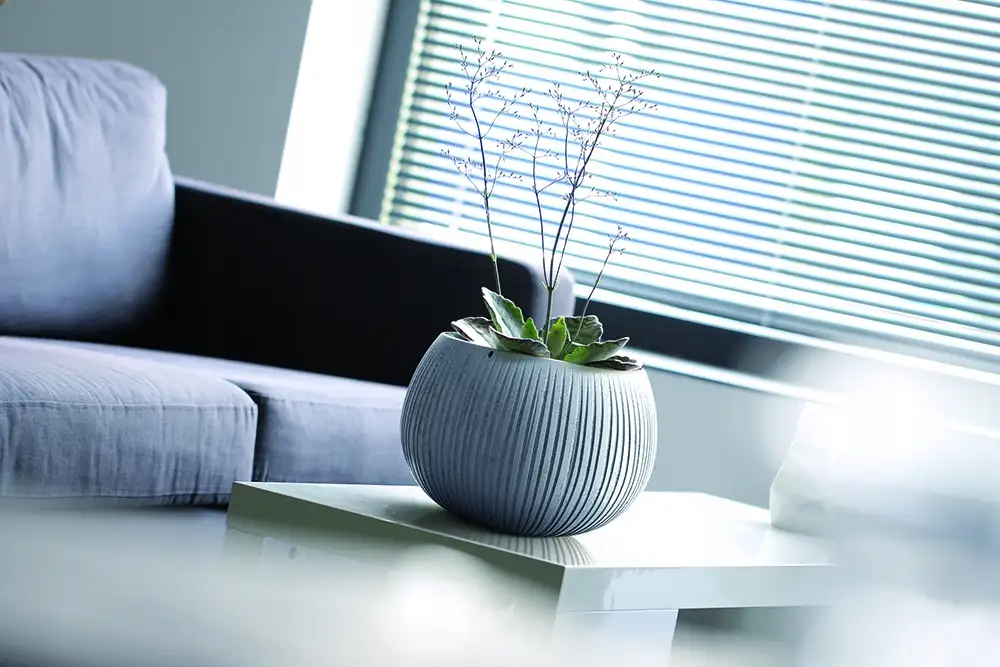 Doniczka kula Beton Bowl DKB240 z wkładem | Czarny beton — 6