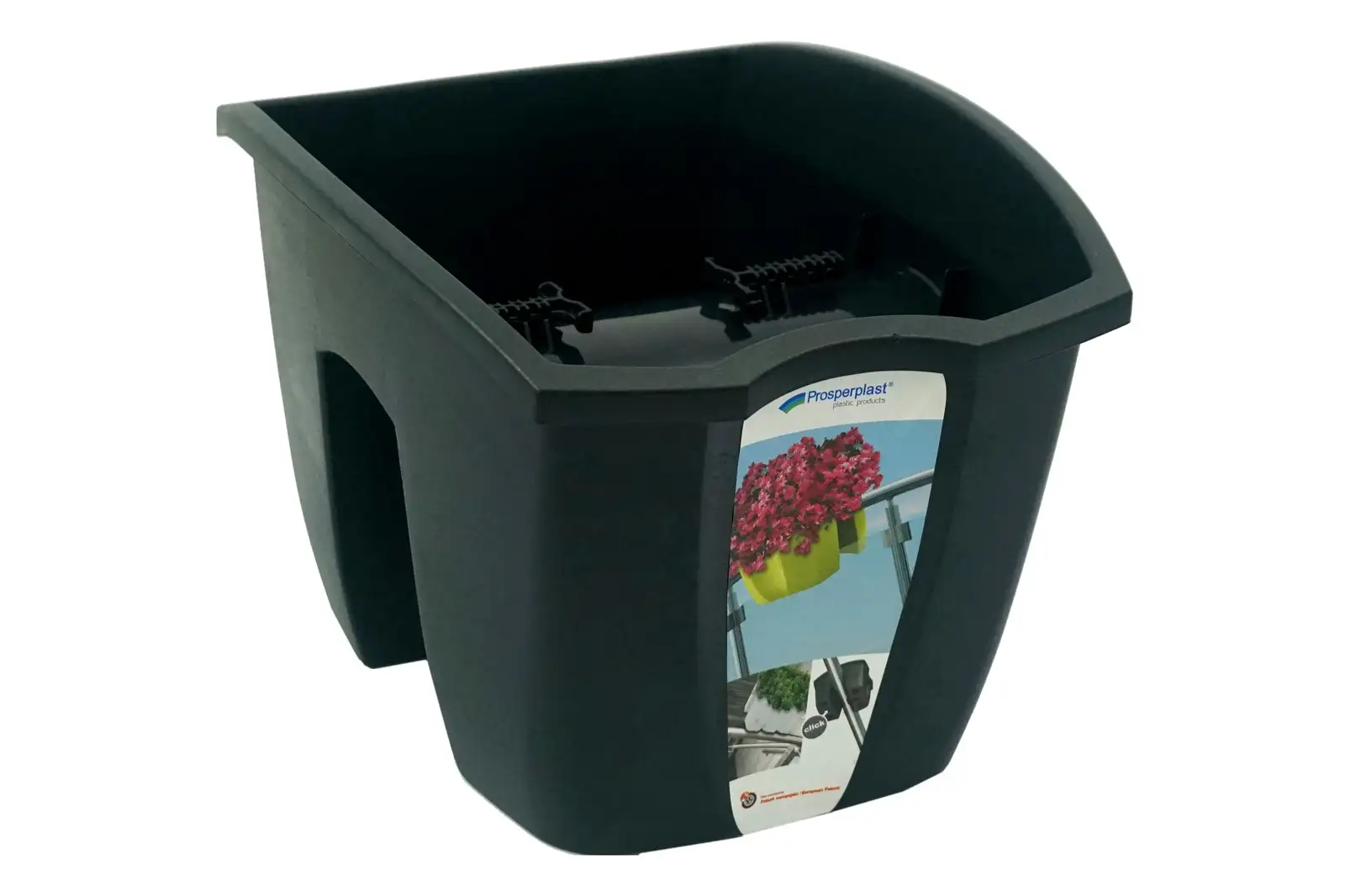 Doniczka na balustradę CROWN DCRO240 | Antracyt