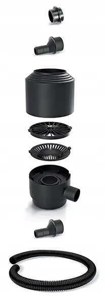 Zestaw przyłączeniowy GUTTER FILTER SET do beczki