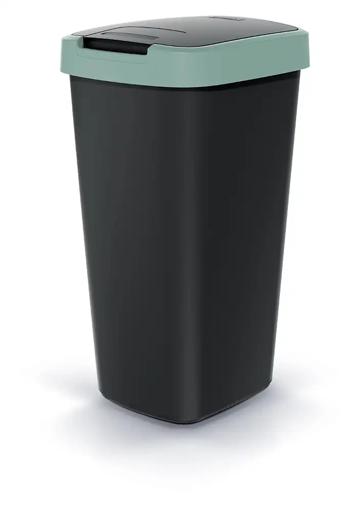 Kosz na śmieci 25L COMPACTA Q jasny zielony | Czarny