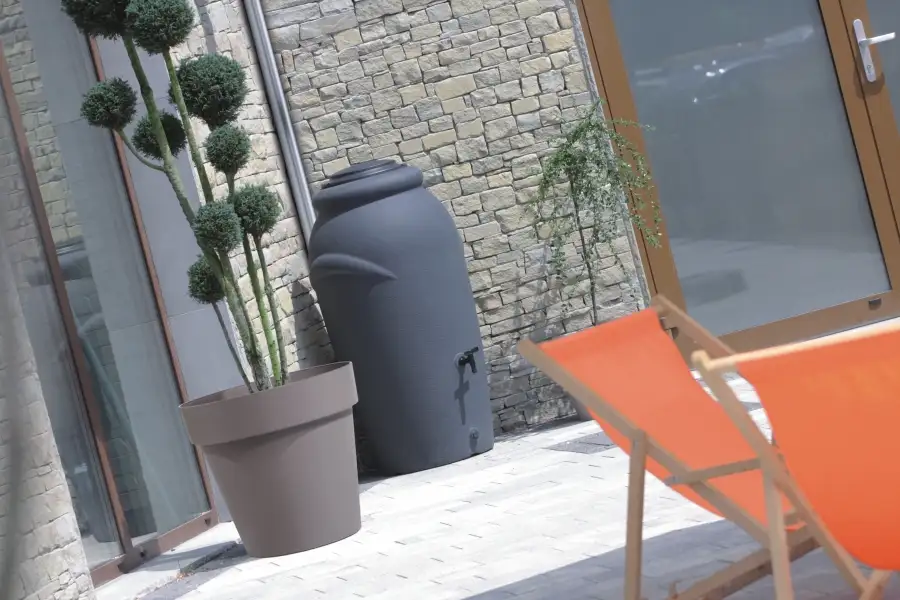 Zbiornik na wodę deszczową AQUACAN BABY 210 l | Antracyt — 2