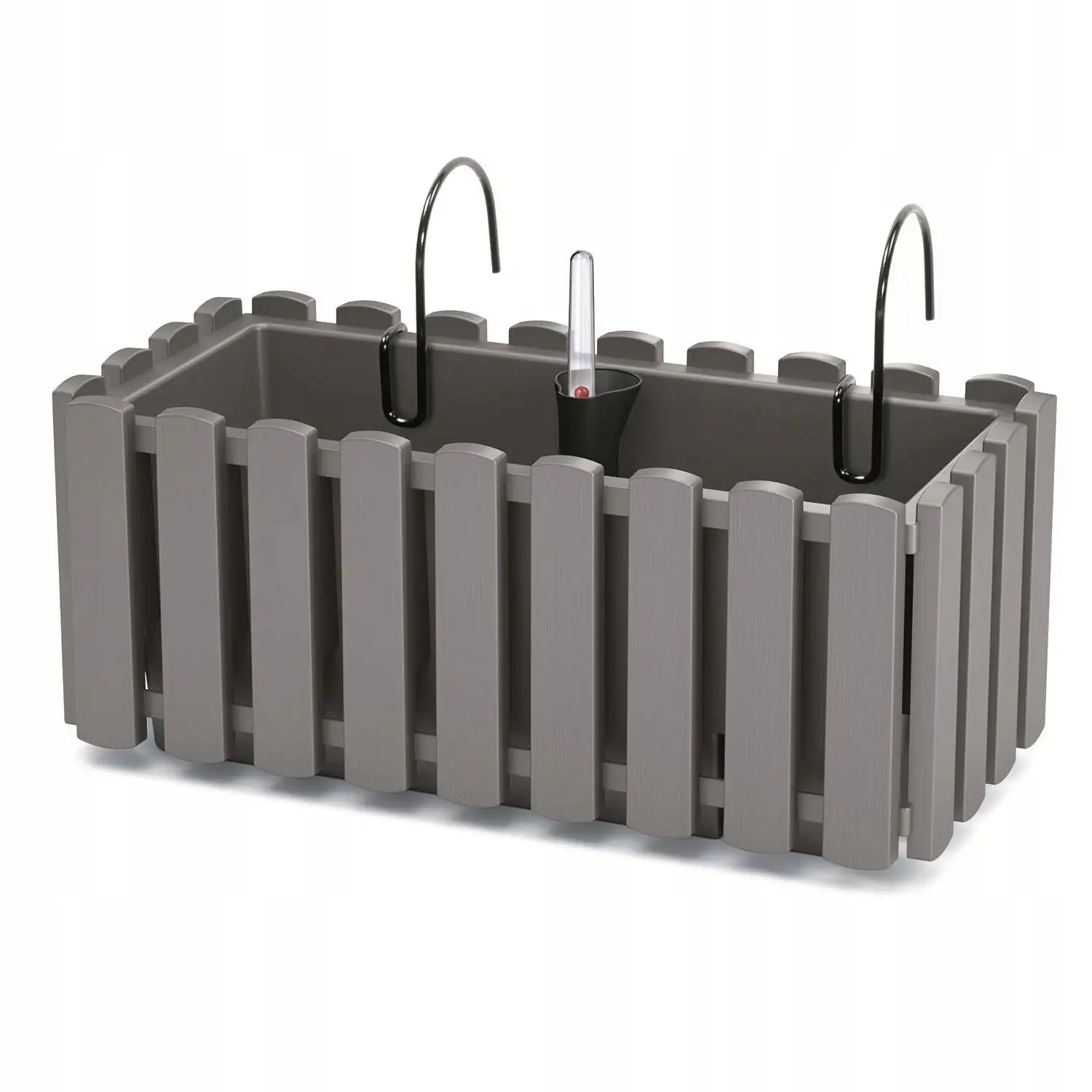 Skrzynka balkonowa Boardee Fencycase 400W | Szary kamienny — 2
